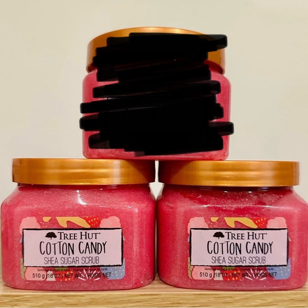 Tree Hut Cotton Candy Shea Sugar Scrub Bundle